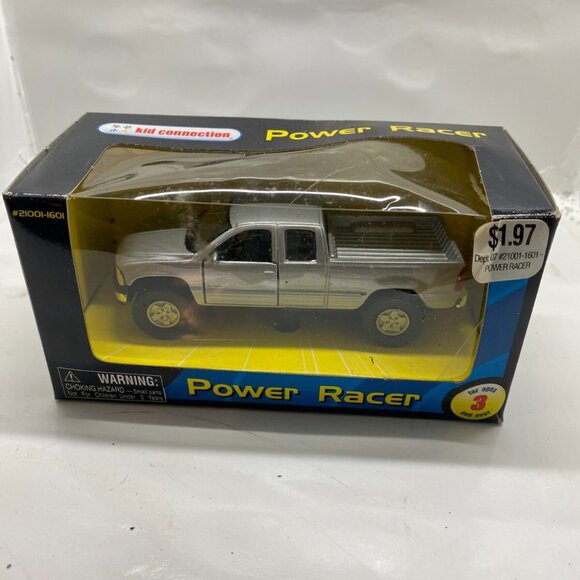 maisto Other - Kid Connection Maisto Silver GM Pickup Truck Power Racer Opening Doors